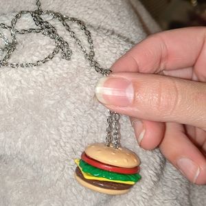 Stackable Hamburger 🍔 Necklace. Hot Topic.